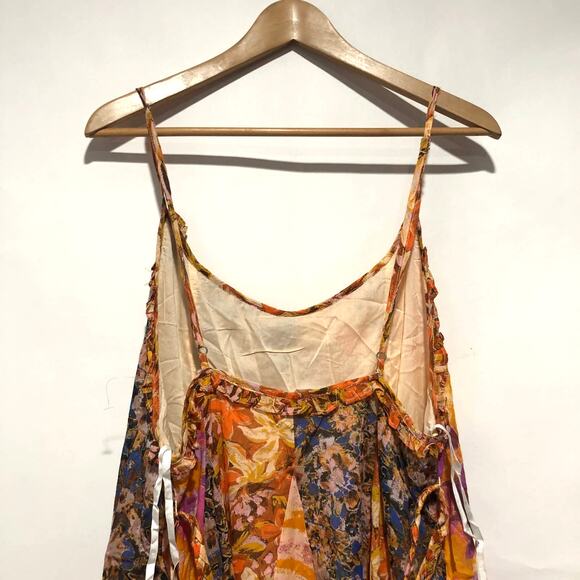 Free People Womens Moondive Maxi Dress Multicolor Size L - Picture 7 of 9